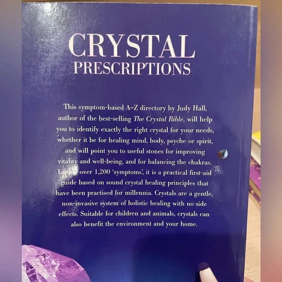 CRYSTAL
PRESCRIPTIONS  A-Z guide to 1,200 symptoms and their healing cry… - Picture 3 of 5